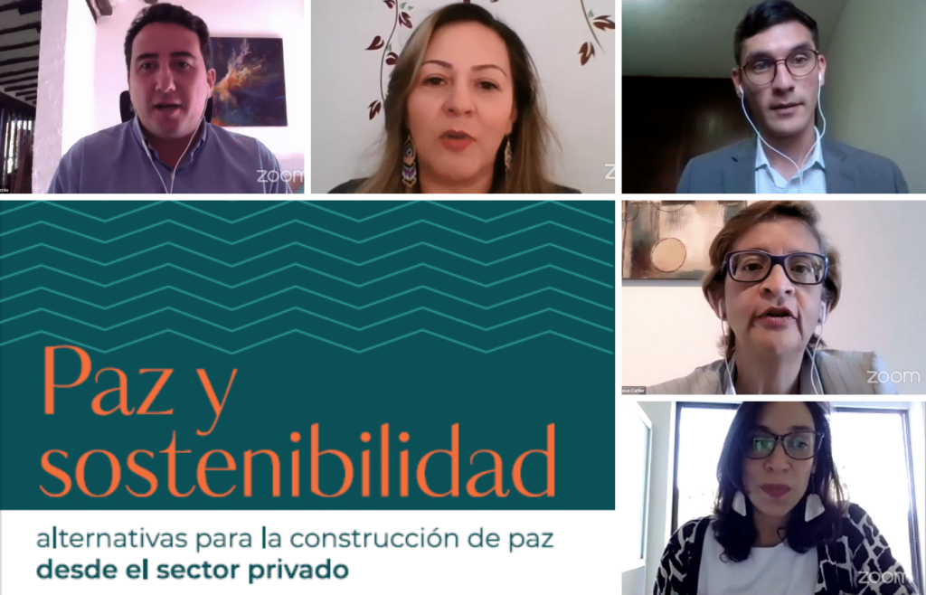 Lanzamiento del libro “Paz y sostenibilidad. Alternativas para la construcción de paz desde el sector privado”