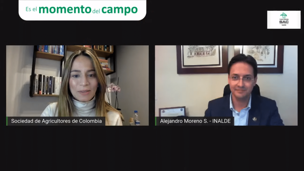 Alejandro Moreno Salamanca, director general de INALDE, en entrevista con la Sociedad de Agricultores de Colombia - SAC