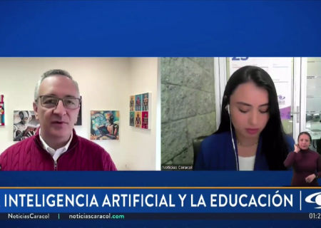 Juan Manuel Vicaría resalta el papel de la IA en la educación en entrevista con Caracol Televisión