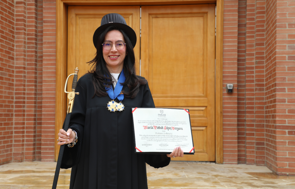 INALDE celebra la investidura de María Piedad López Vergara como Profesor Ordinario